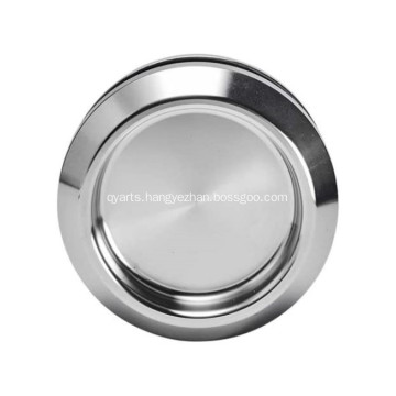 Stainless-Steel Sliding Shower Door Pull with Center Plate